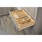 Rev-A-Shelf Drawer Insert, Maple Veneer, Light Brown, 33.13 in W, 2.88 in H, 22 in D, 22 in L, Light Brown 4WUT-36-1 - alternate 2
